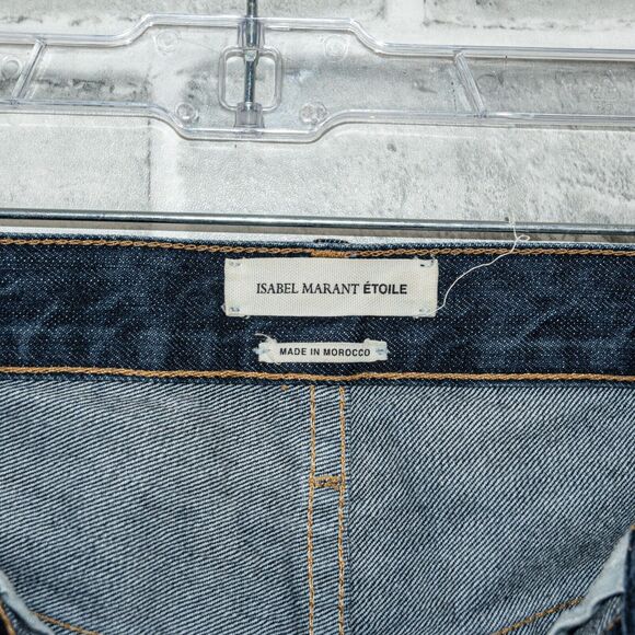 ISABEL MARANT Etoile Women's Denim Jeans Cotton Size 38 fits 32w - Picture 6 of 8